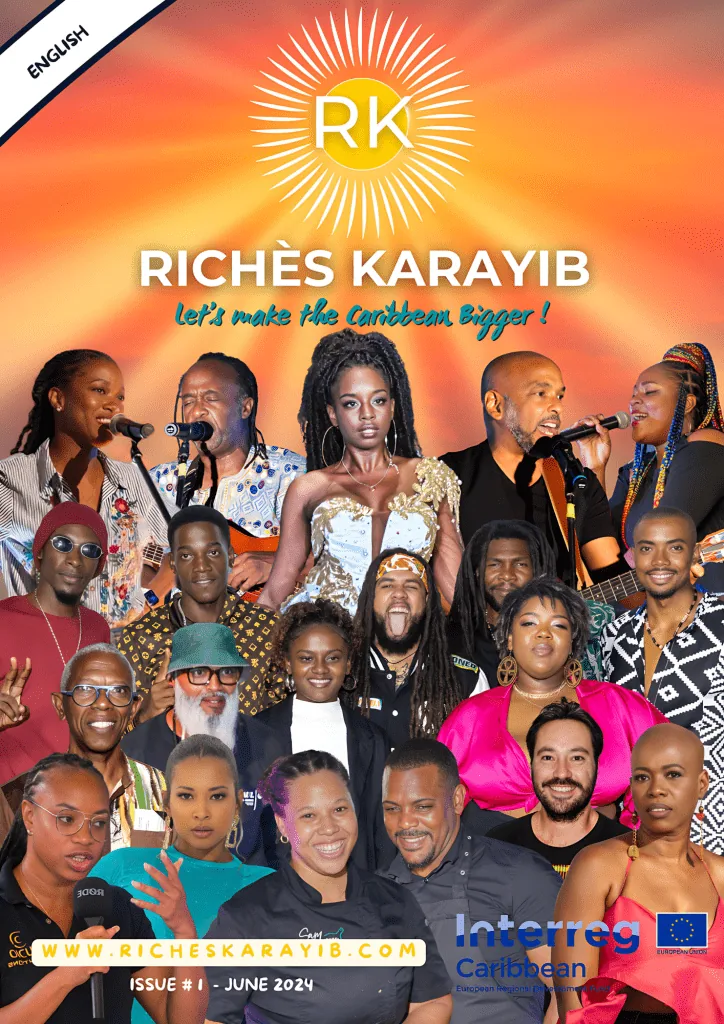 Couverture Richès Karayib : artistes et cultures de la Caraïbe, juin 2024.
